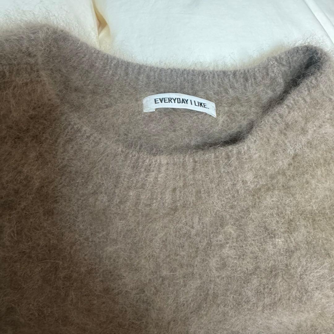 Deuxieme Classe DUET ニット キャメル