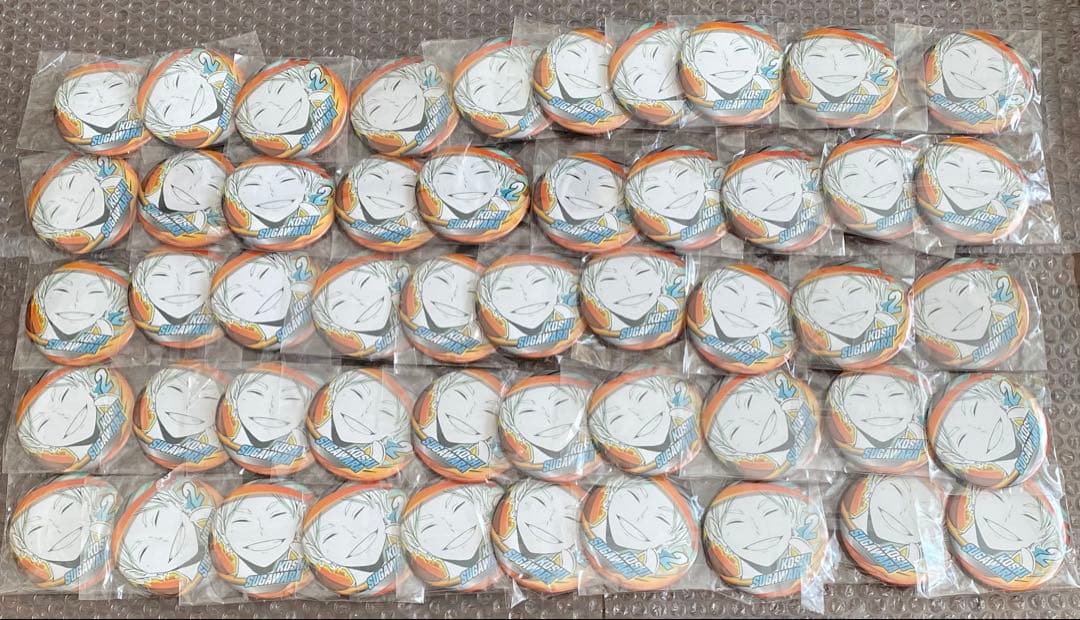 ハイキュー　ファンパーク　ファンパ コレクション缶バッジ　コレ缶　FUN 菅原