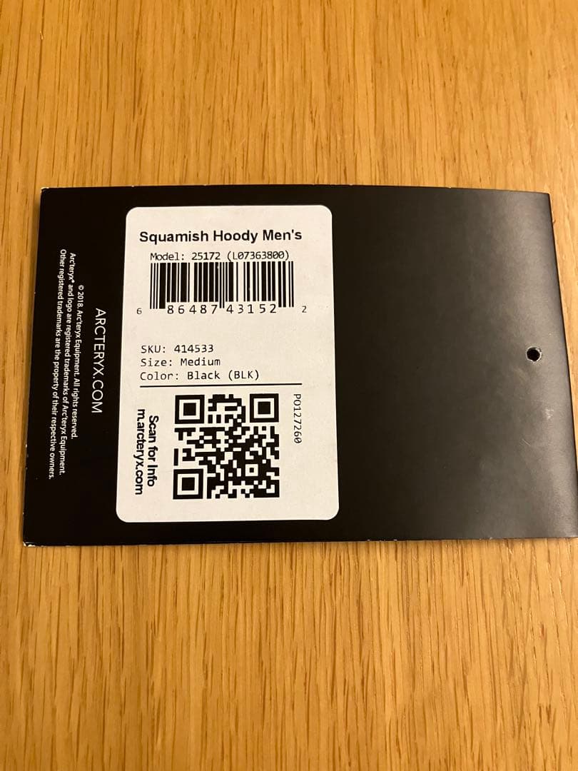 アークテリクス　スコーミッシュフーディ メンズ　M