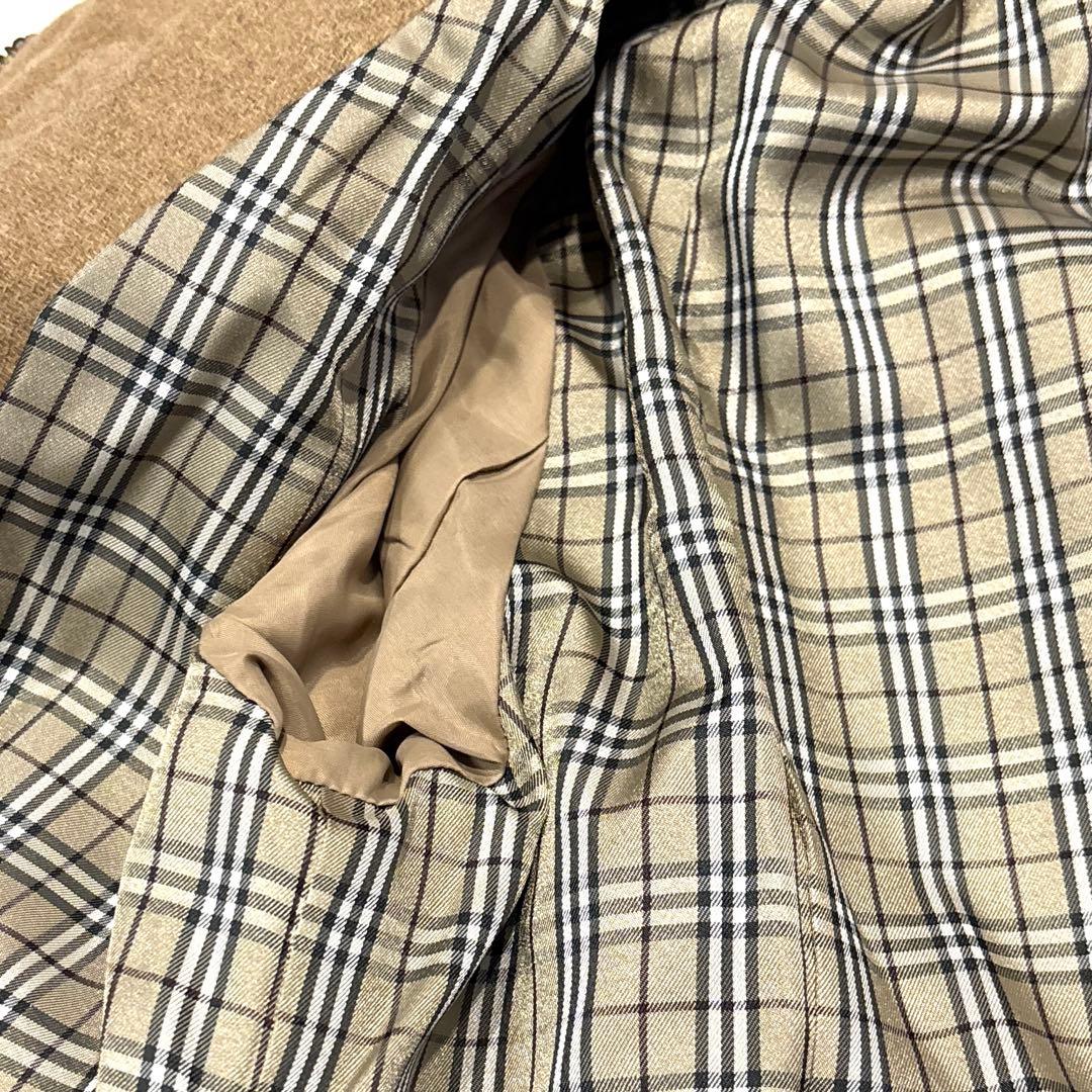 専用【M相当】バーバリーブルーレーベル　ノバチェック　ダッフルコート　フード