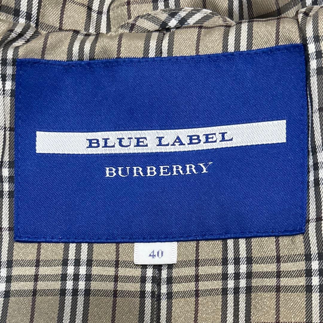 専用【M相当】バーバリーブルーレーベル　ノバチェック　ダッフルコート　フード