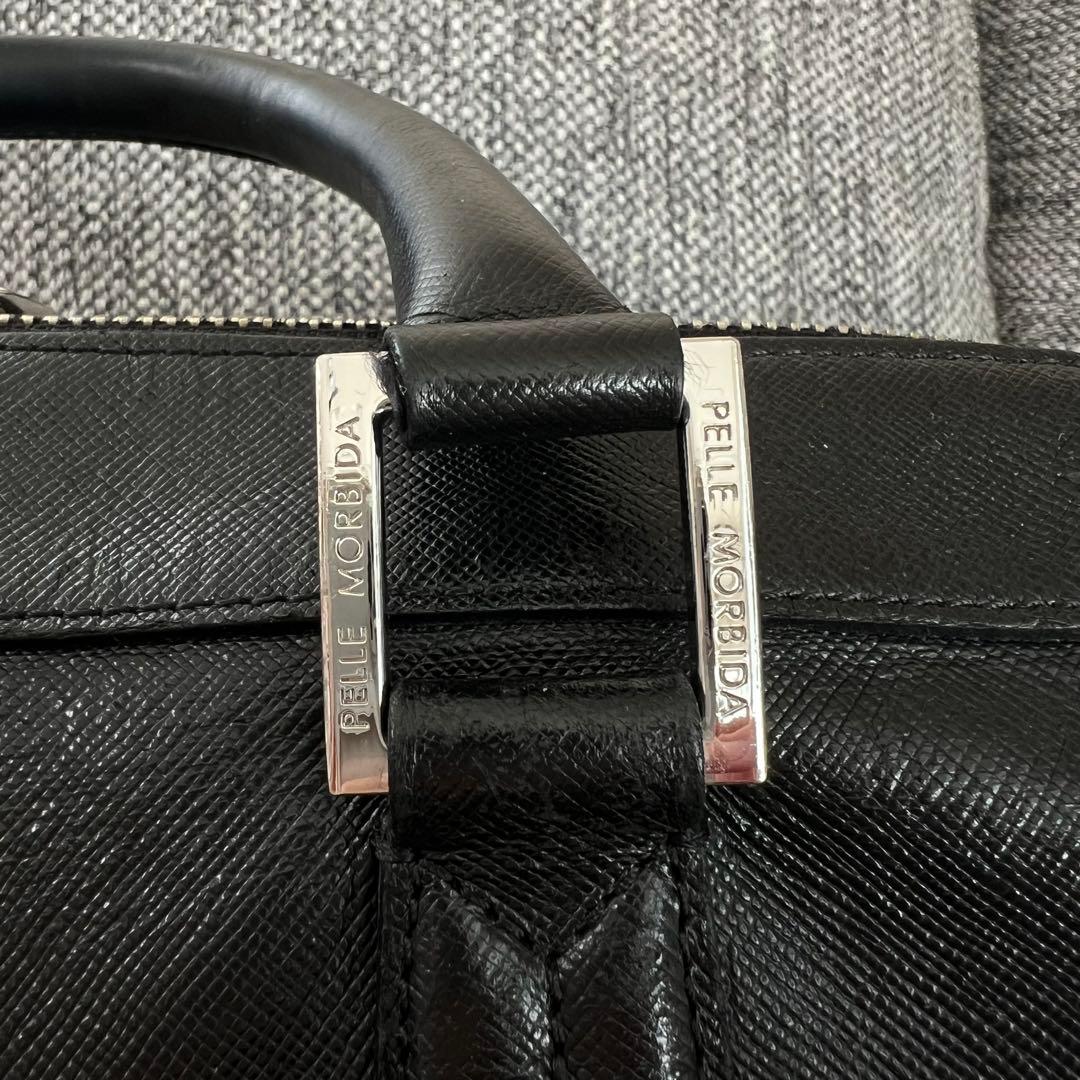 PELLE MORBIDA Capitano ブリーフバッグ ブラック