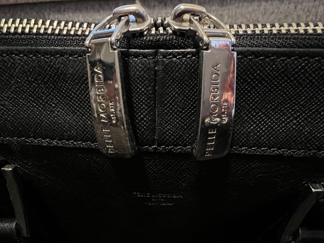 PELLE MORBIDA Capitano ブリーフバッグ ブラック