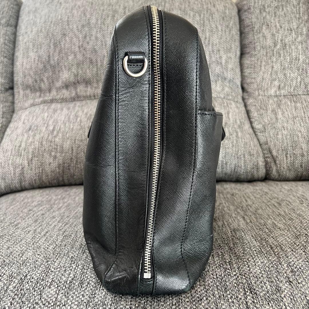 PELLE MORBIDA Capitano ブリーフバッグ ブラック