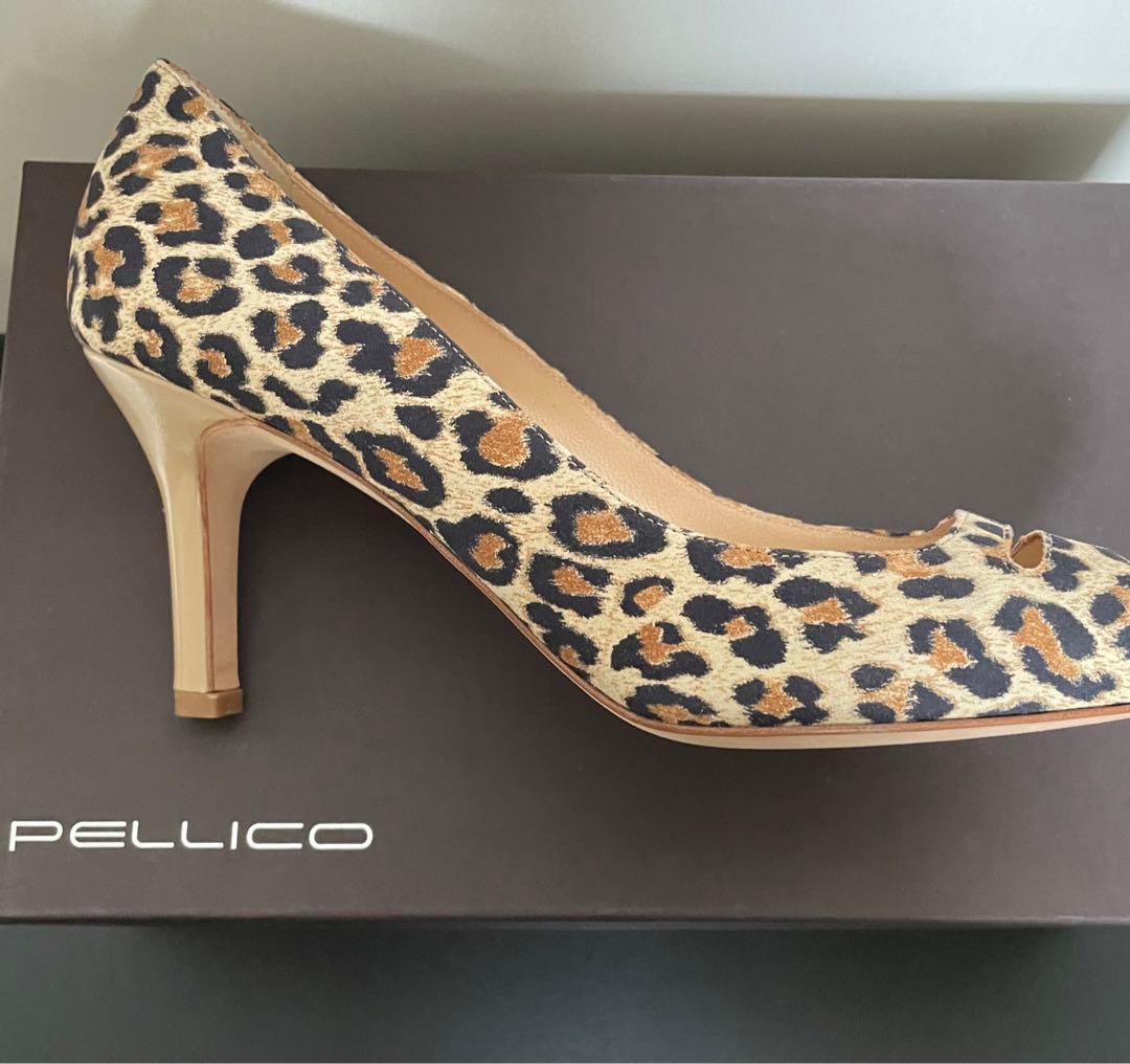 A*u様 新品 PELLICO ペリーコ レオパード パンプス 37.5