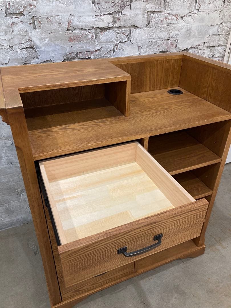 木製アンティークレジカウンター VICTOIRE-900（ヴィクトール）BR