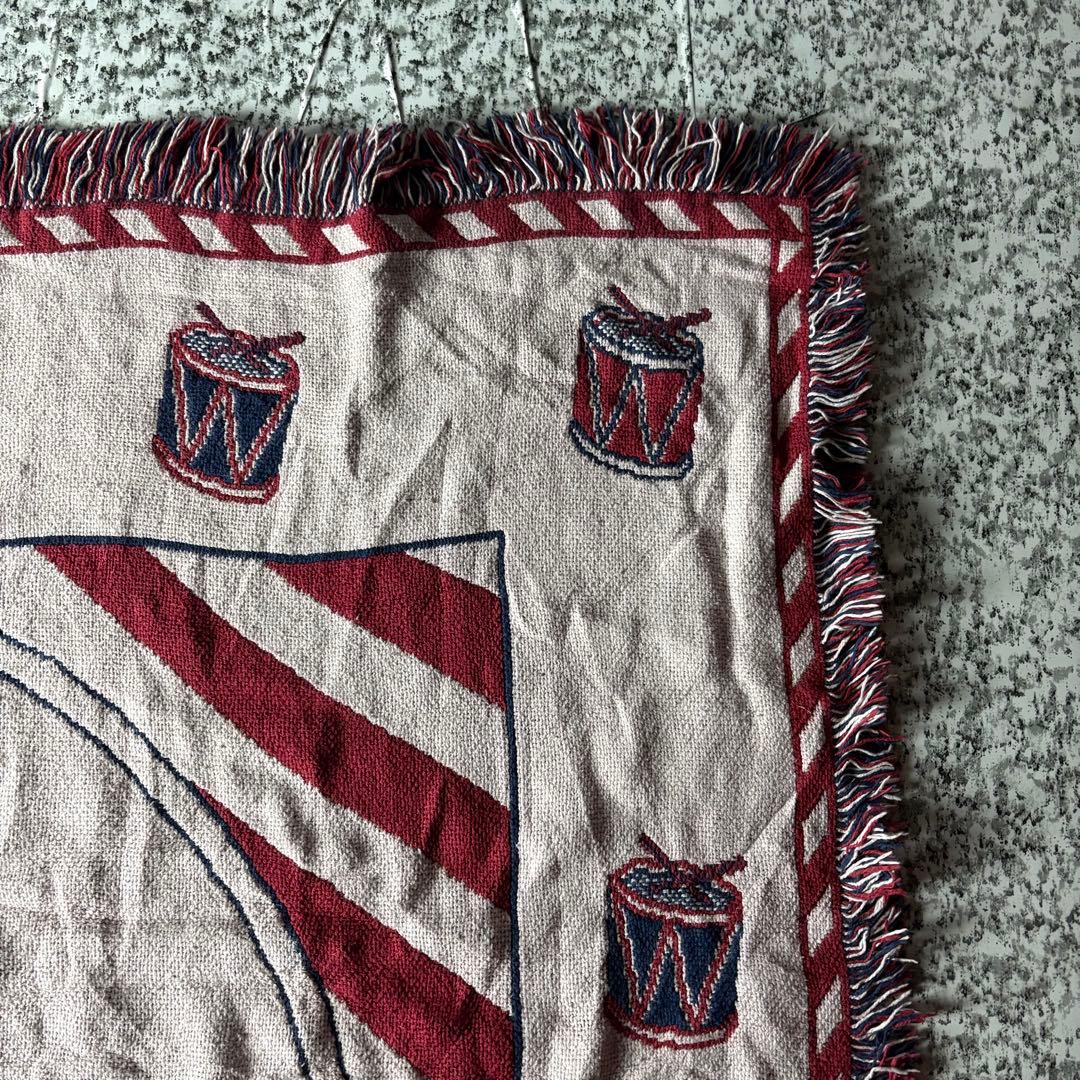 【90sオールド】くるみ割り人形　リバーシブル　ヴィンテージラグ　カーペット