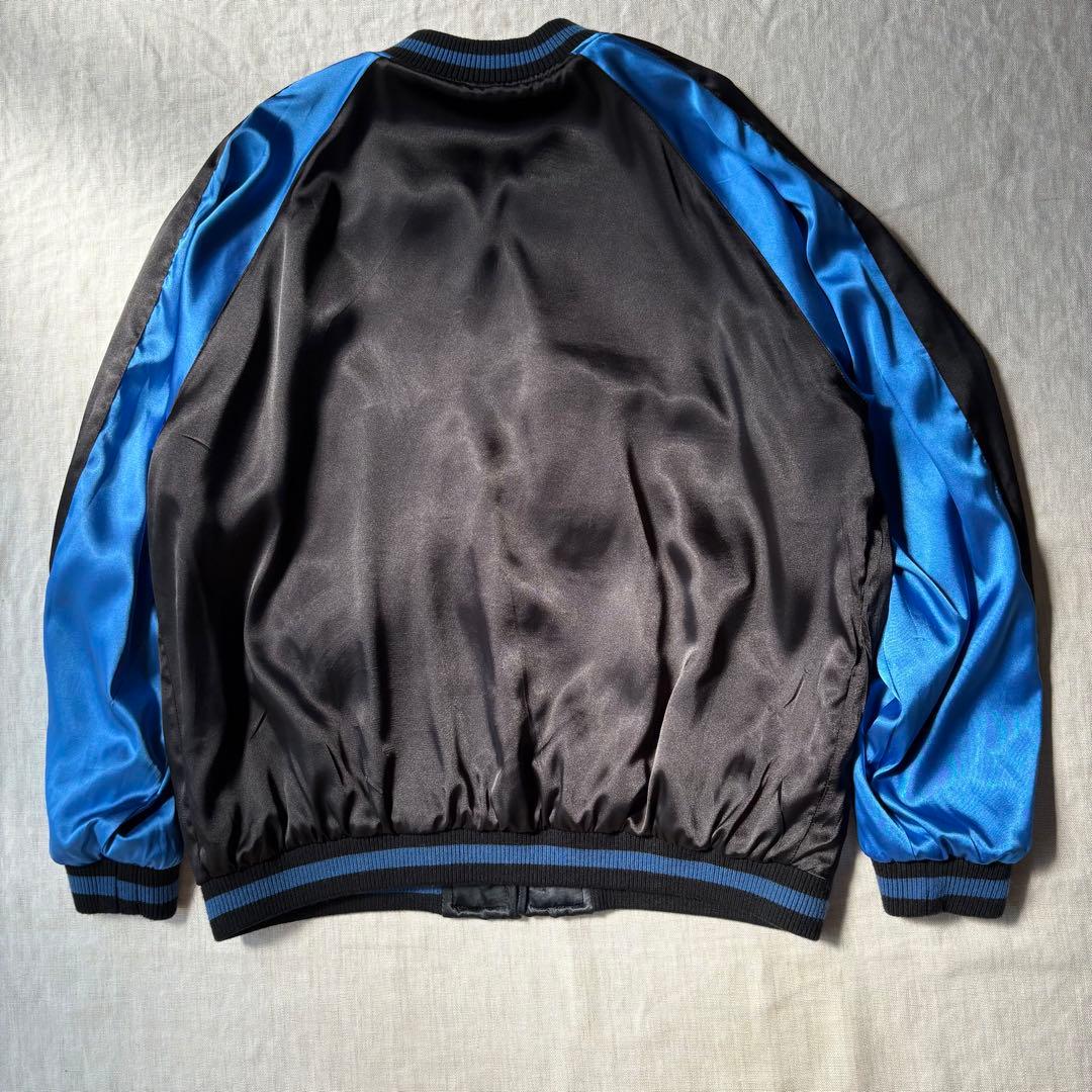 花旅楽団 レーヨン スカジャン 抱きつき髑髏 スカル ドクロ XXL