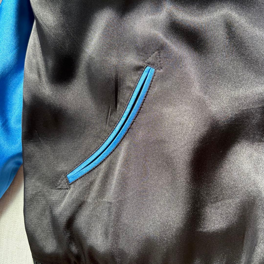 花旅楽団 レーヨン スカジャン 抱きつき髑髏 スカル ドクロ XXL