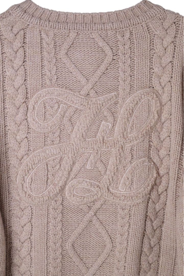 【新品】ハーリップトゥ H Boa Cable Knit Cardigan