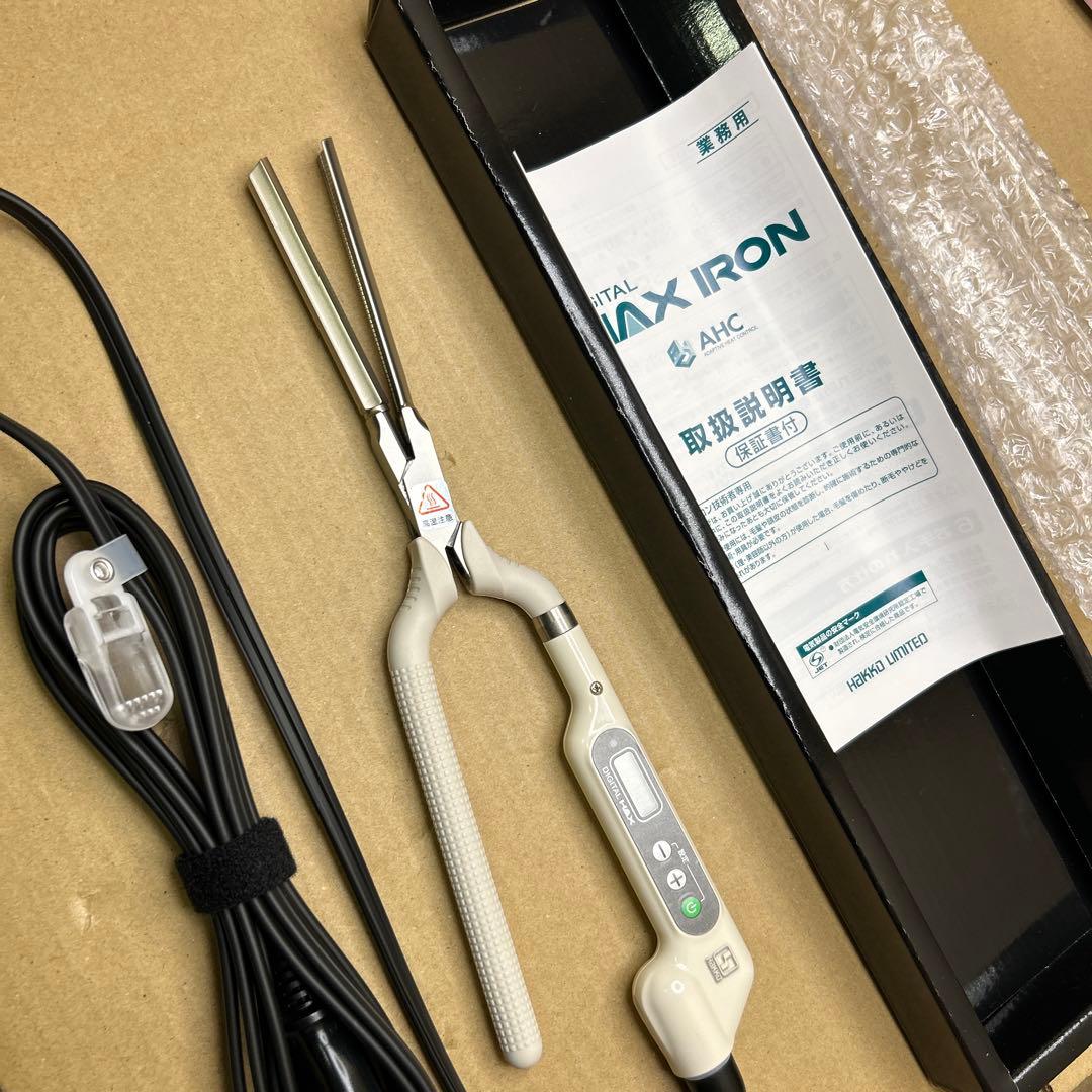 デジタルHAXシャープルアイロン 8mm ヘアアイロン