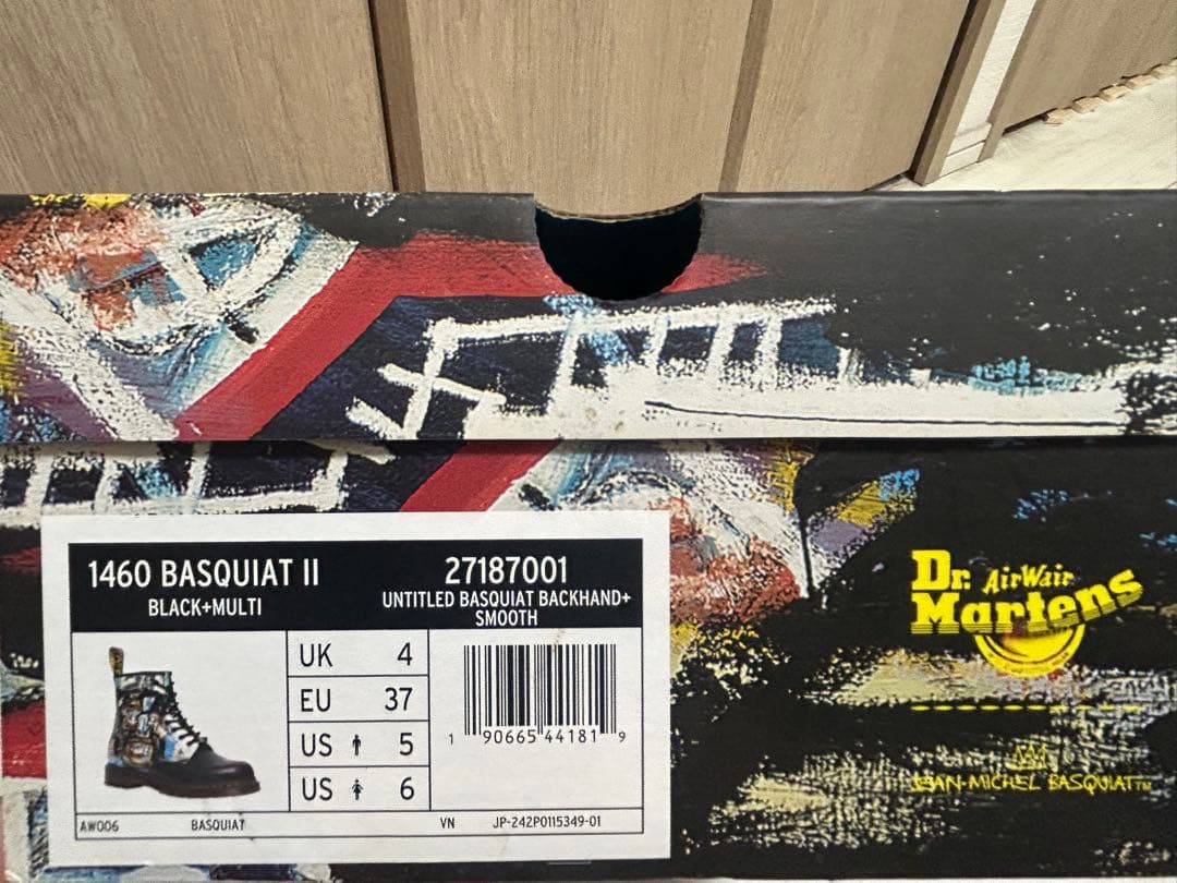 Dr. Martens 1460 Basquiat II ブラック・マルチ