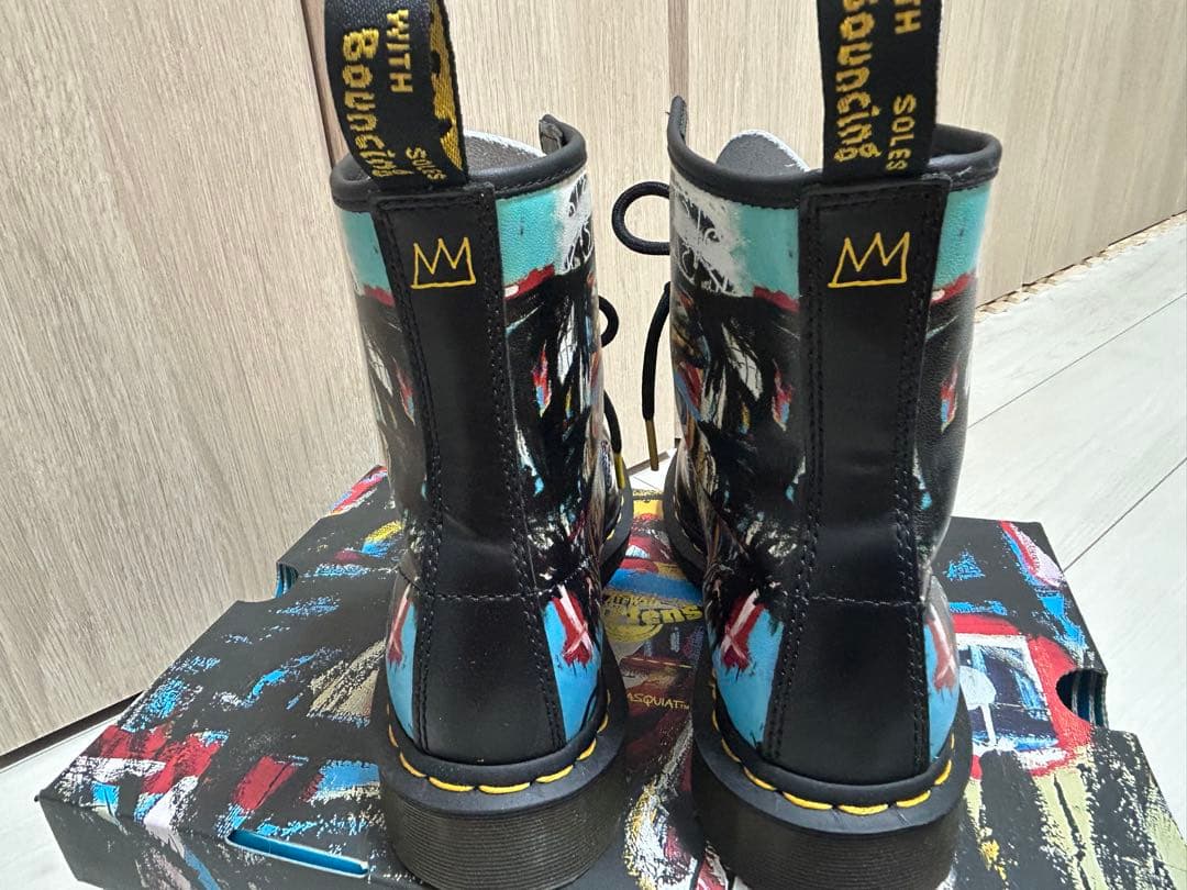 Dr. Martens 1460 Basquiat II ブラック・マルチ