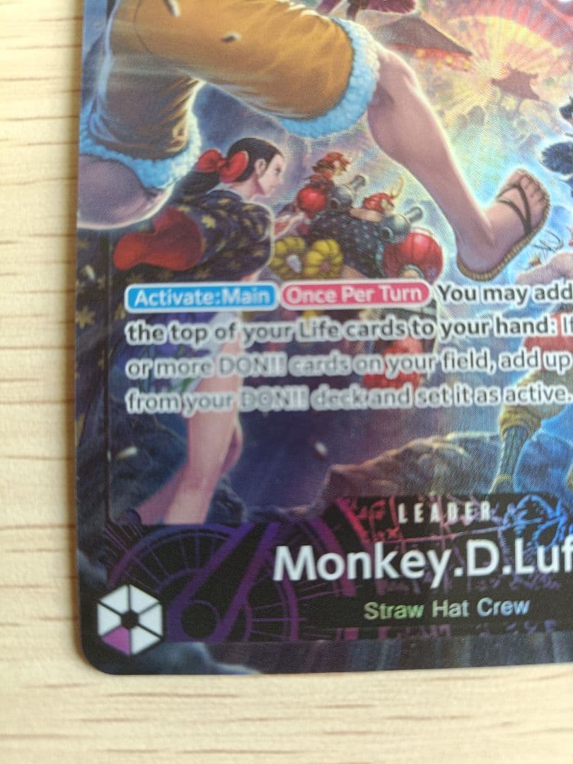 ワンピースカード　PSAマガジン　ルフィ　プロモ 英語