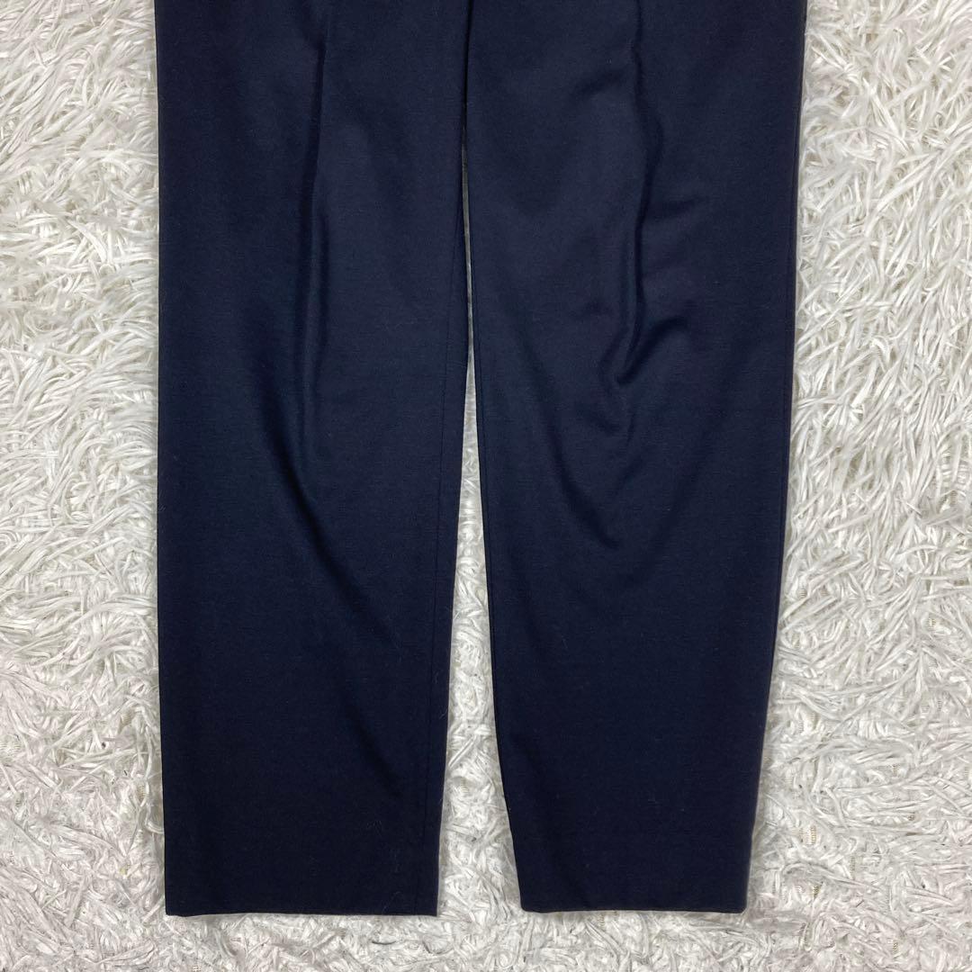 極美品　アンタイトル　セットアップスーツ　ウォッシャブル　ストレッチ　ネイビー