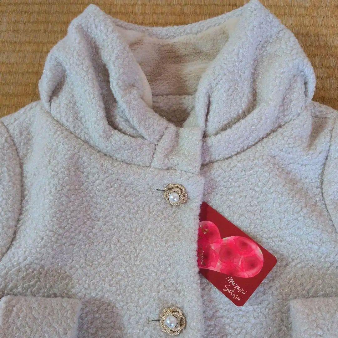 アンドラブ　カメリアビジューボタンのブークレビジューコート【新品未使】用