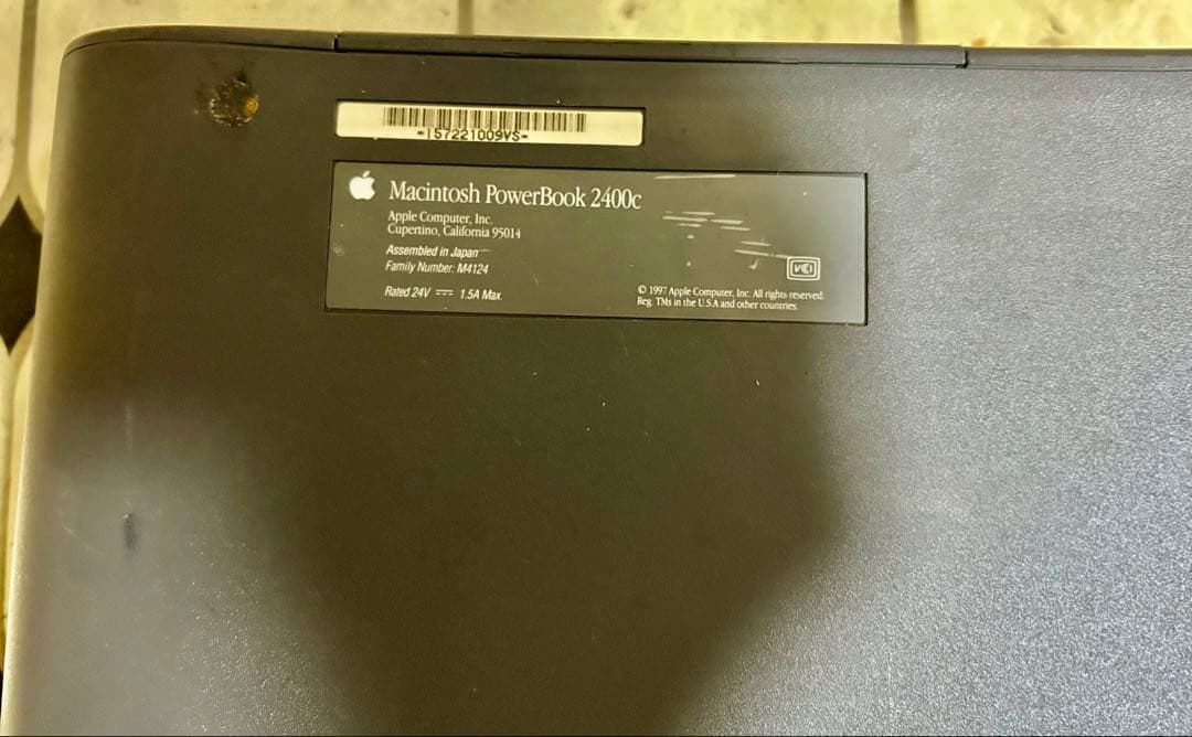 Apple PowerBook 2400c /180 日本語 ジャンク