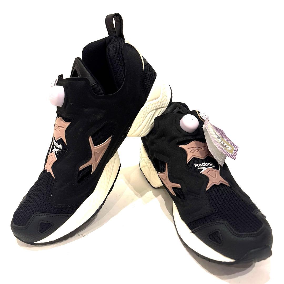 【新品】Reebok インスタポンプフューリー ブラック ベージュOG 29cm