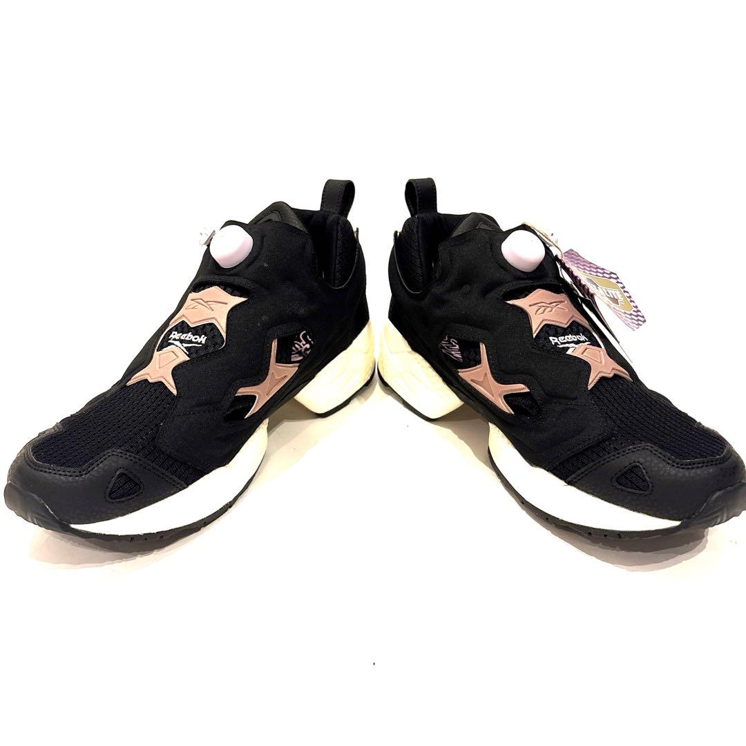 【新品】Reebok インスタポンプフューリー ブラック ベージュOG 29cm