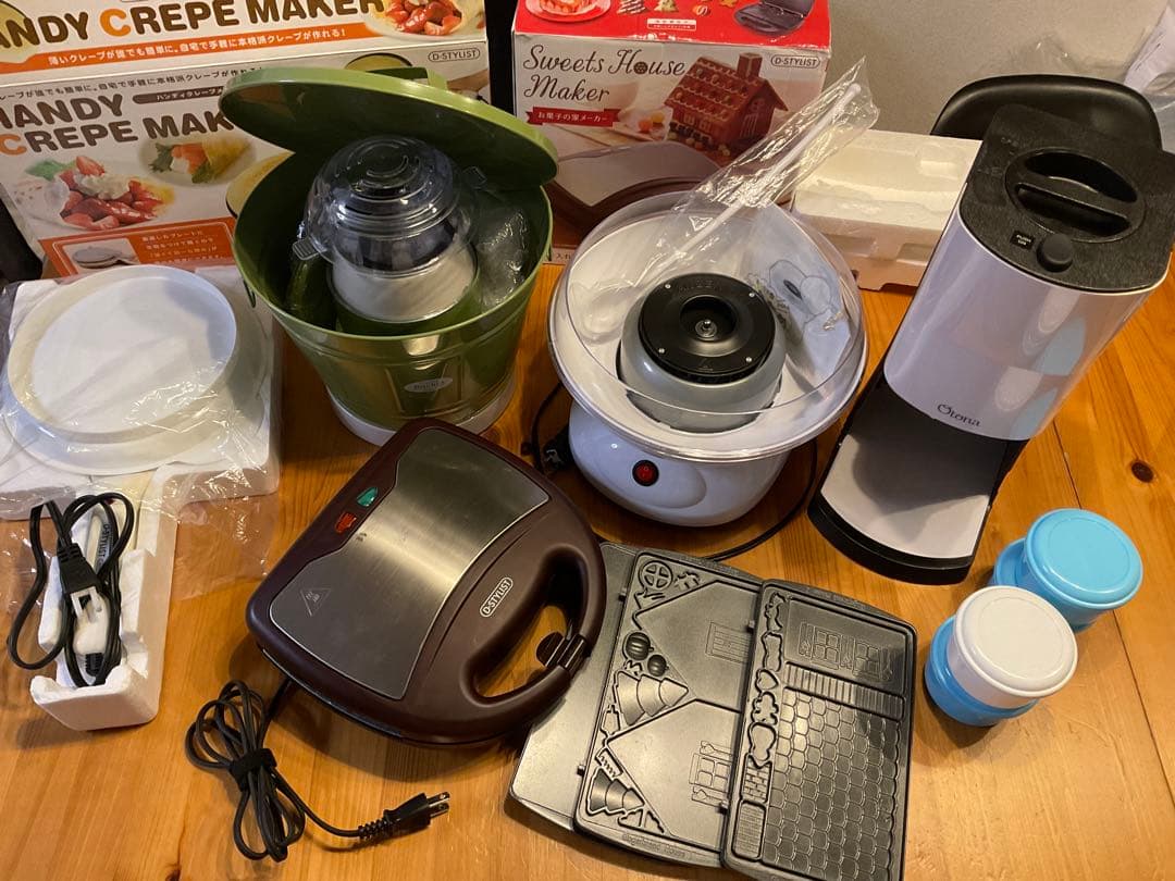 お家で夏祭りセット　クレープ かき氷 綿あめ ポップコーン お菓子の家