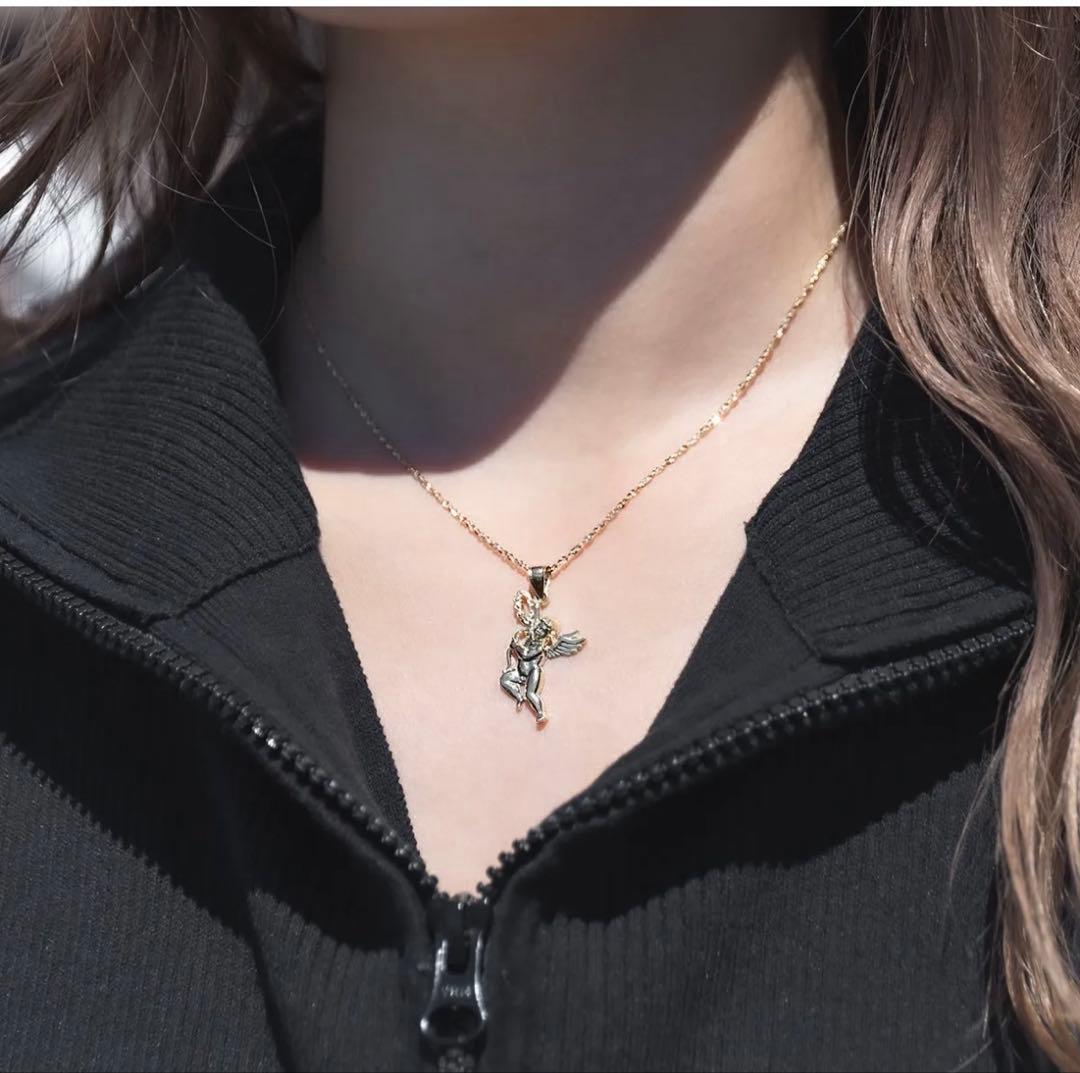 AVALANCHE 10Kイエローゴールド 天使 ペンダント　トップのみ