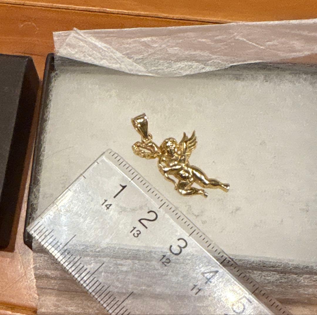 AVALANCHE 10Kイエローゴールド 天使 ペンダント　トップのみ