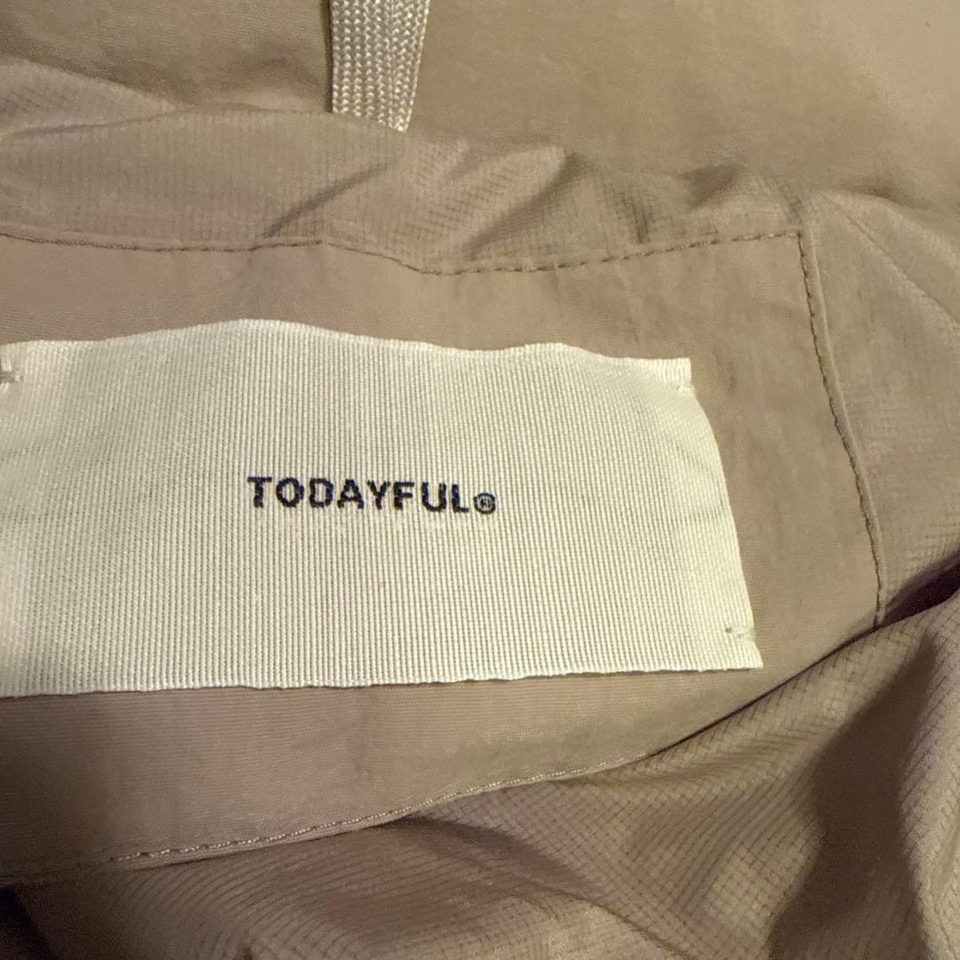 新品　TODAYFUL オリーブ フード付き ロングモンスターダウン38