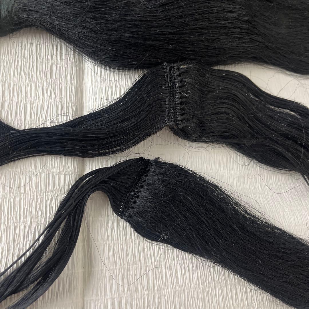 日本髪　地毛結　かもじ　人毛　花嫁　文金高島田