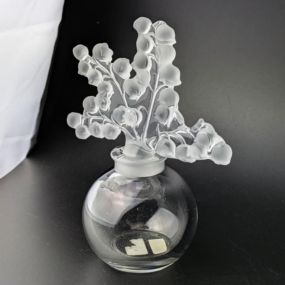 た*ん様 萌えるすずらん★ラリック 香水瓶 クレールフォンテーヌ 12cm 美品