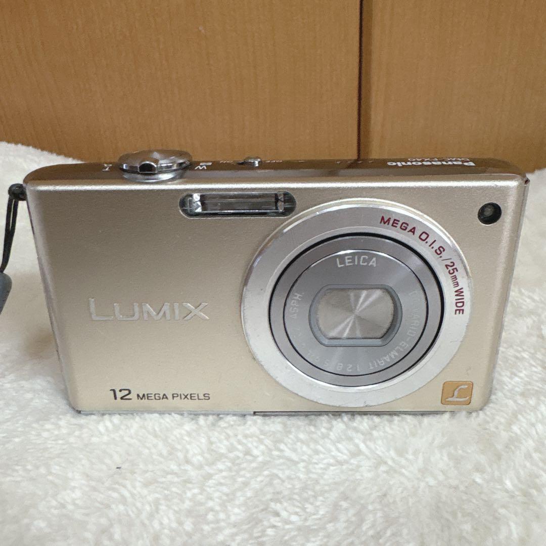 Panasonic LUMIX DMC-FX40 デジタルカメラ　ゴールド