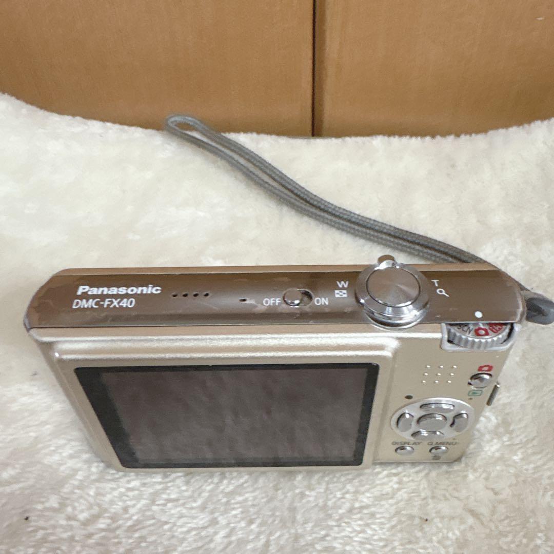 Panasonic LUMIX DMC-FX40 デジタルカメラ　ゴールド