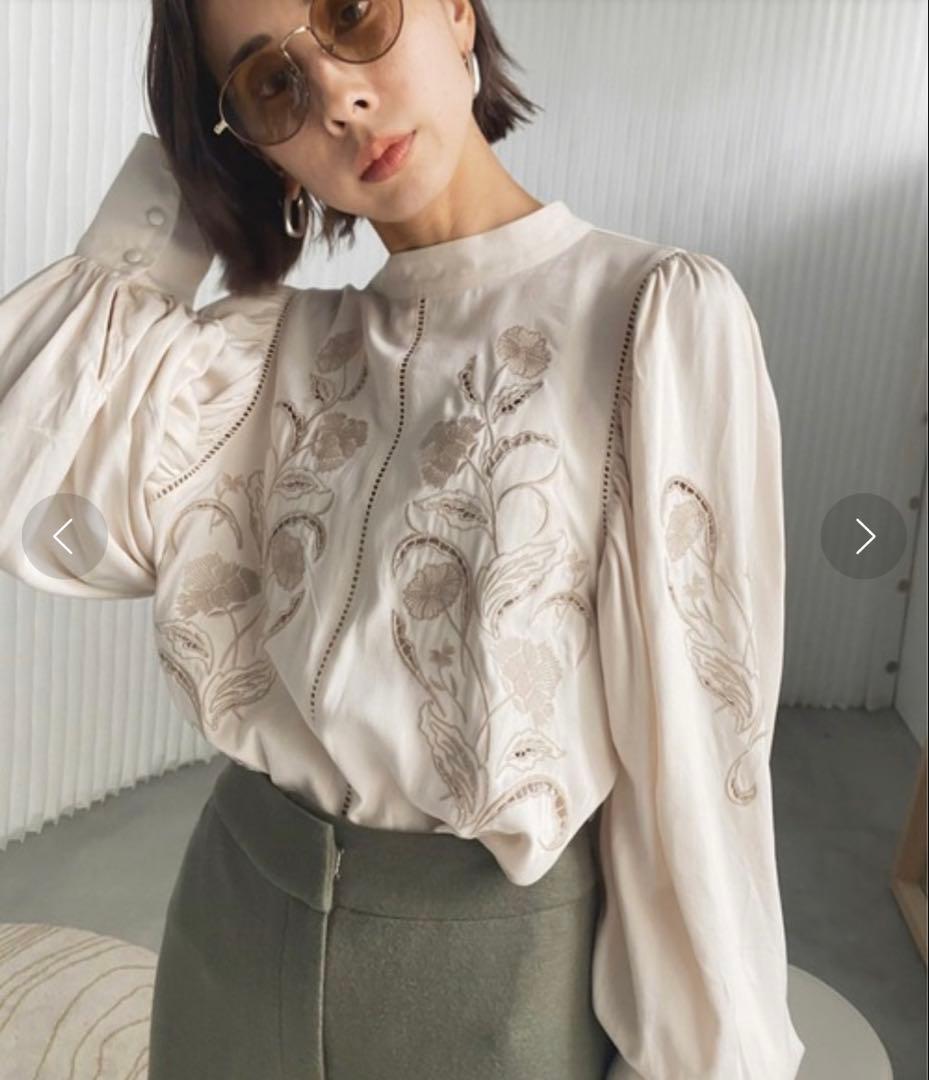 完売品✨ アメリヴィンテージ エンブロイダリー パフィ ブラウス