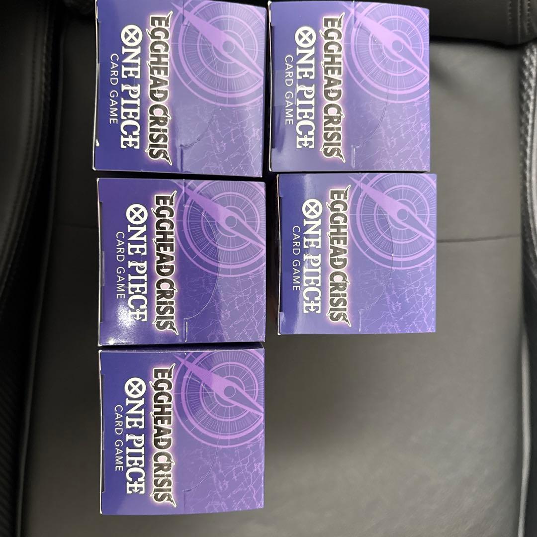 【未開封】ONE PIECEカードEGGHEAD CRISIS 5BOX