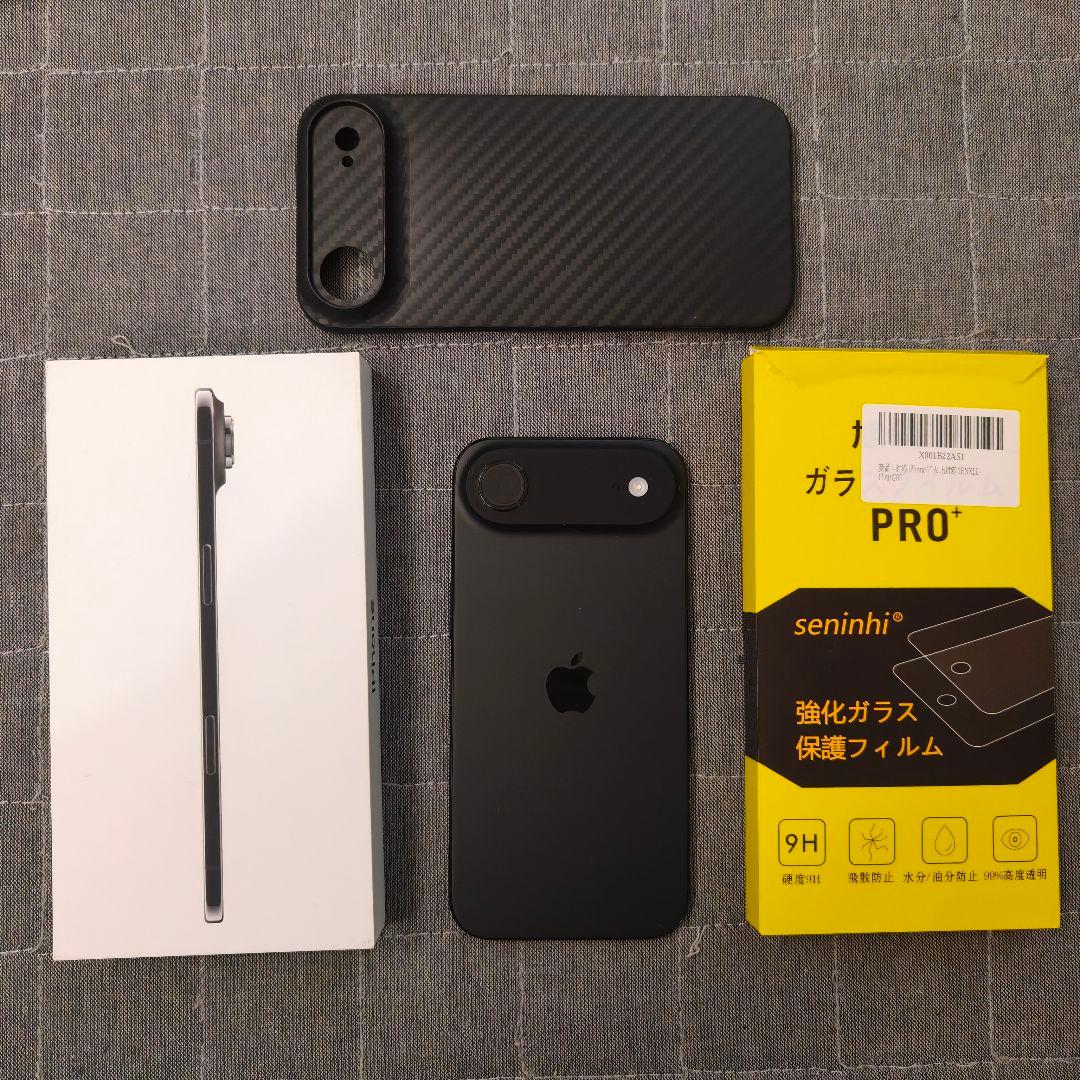 iPhone 17 Air 256GB 黒 新品に近い 充電18回 Simフリー