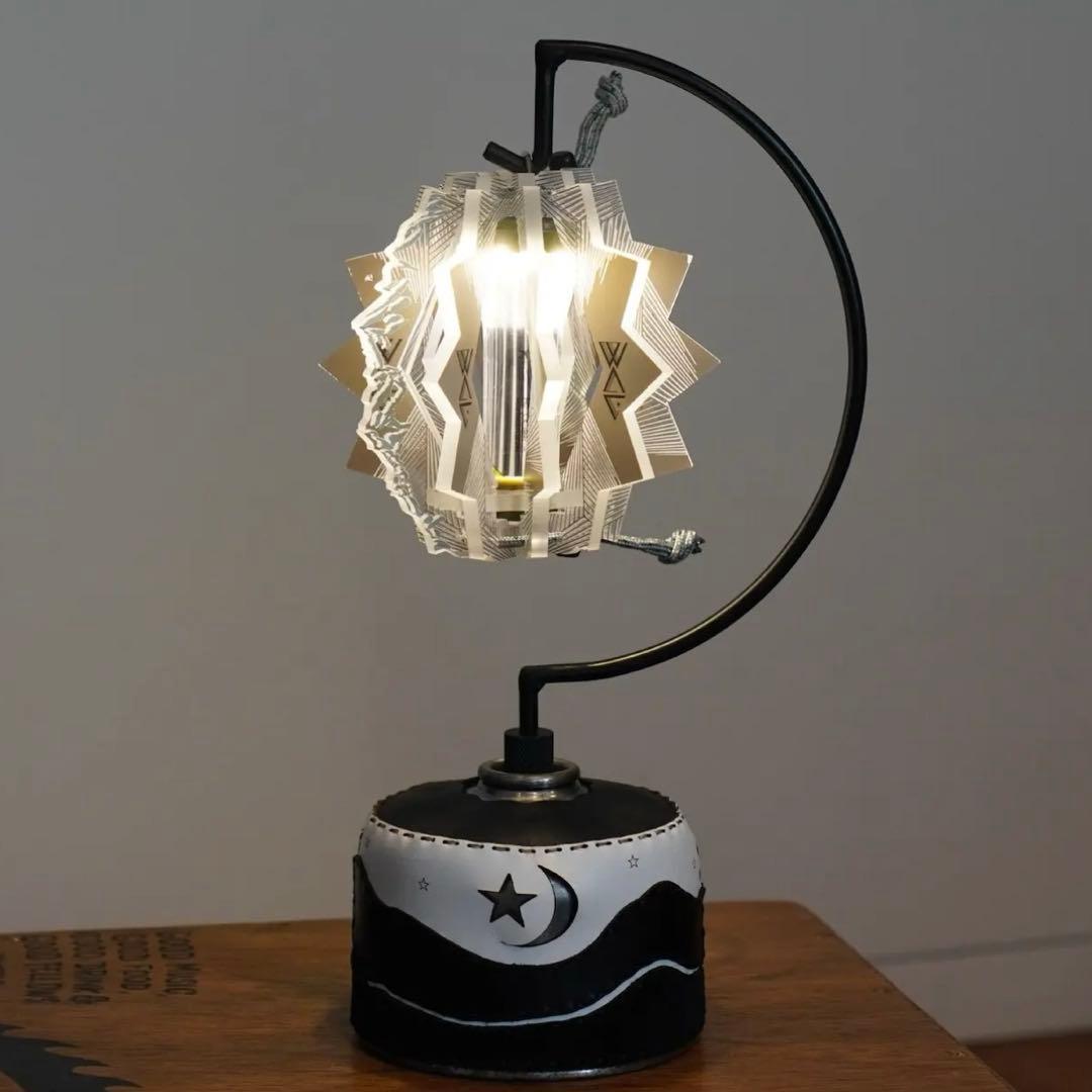 新品 studio wad MOON RIDER ブラック 黒 ランタン フック