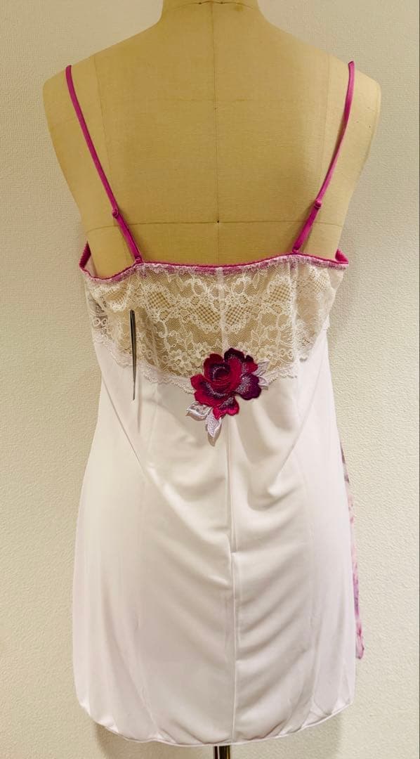 希少★サルート [ベトナムの花嫁] スリップ　L-80 PU STJ206 ワ