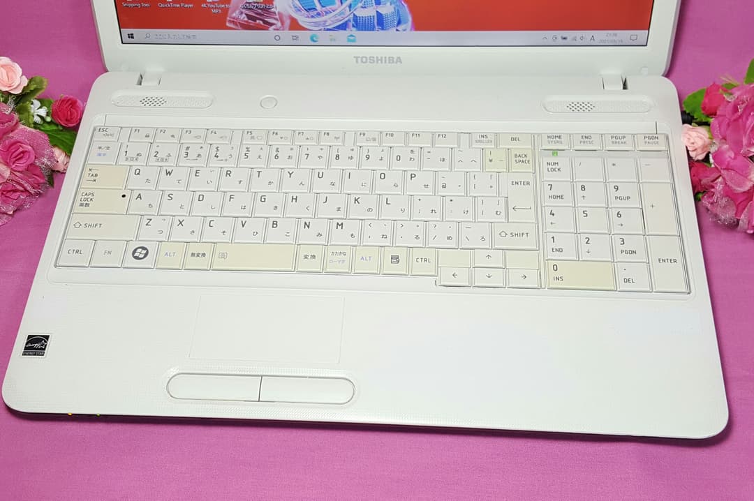東芝『Dynabook』大容量❊Office♢ホワイト♢テンキ♢!Ｗｉ−Ｆｉ