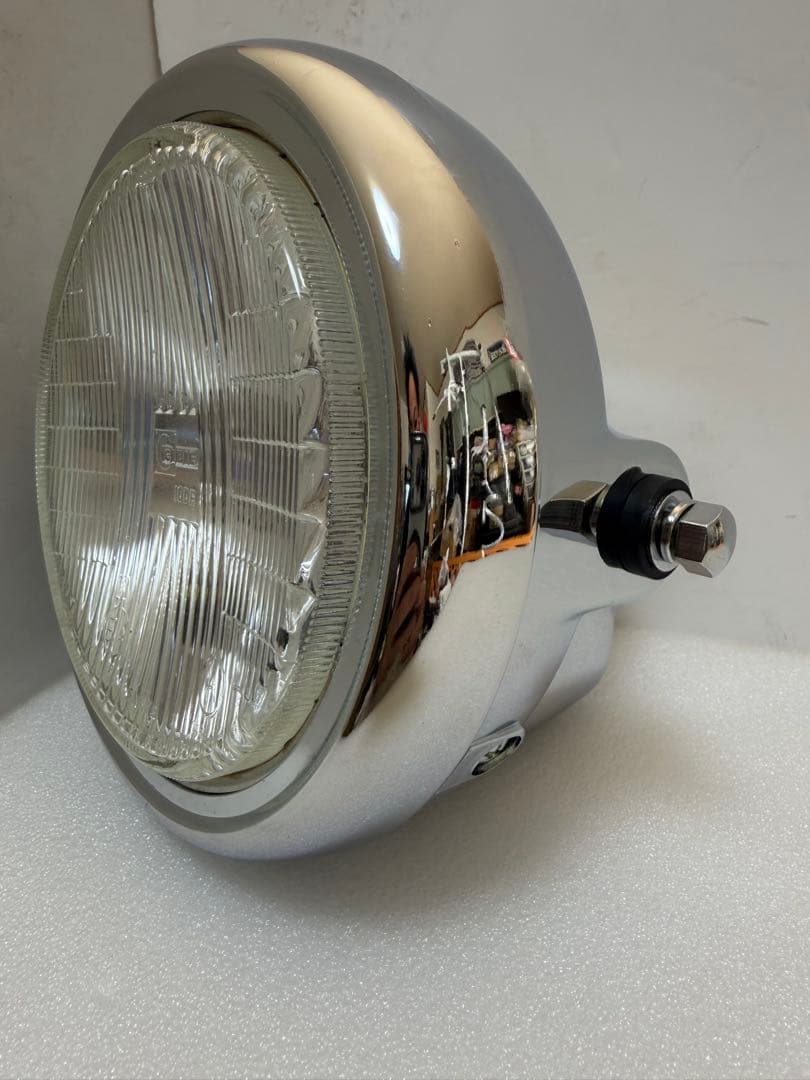当時物シビエスーパーオスカー凹みレンズ付ヘッドライトASSYCIBIEマーシャル