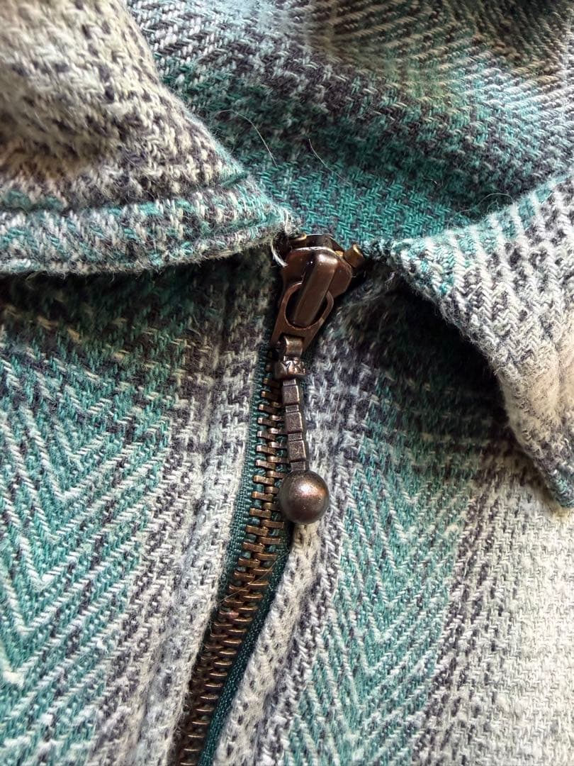 パ*7様 ヴィンテージ　オンブレチェックシャツ　スケーター