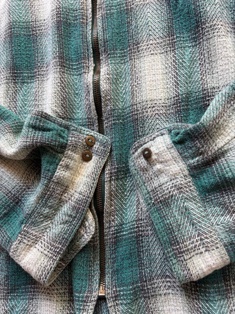 パ*7様 ヴィンテージ　オンブレチェックシャツ　スケーター