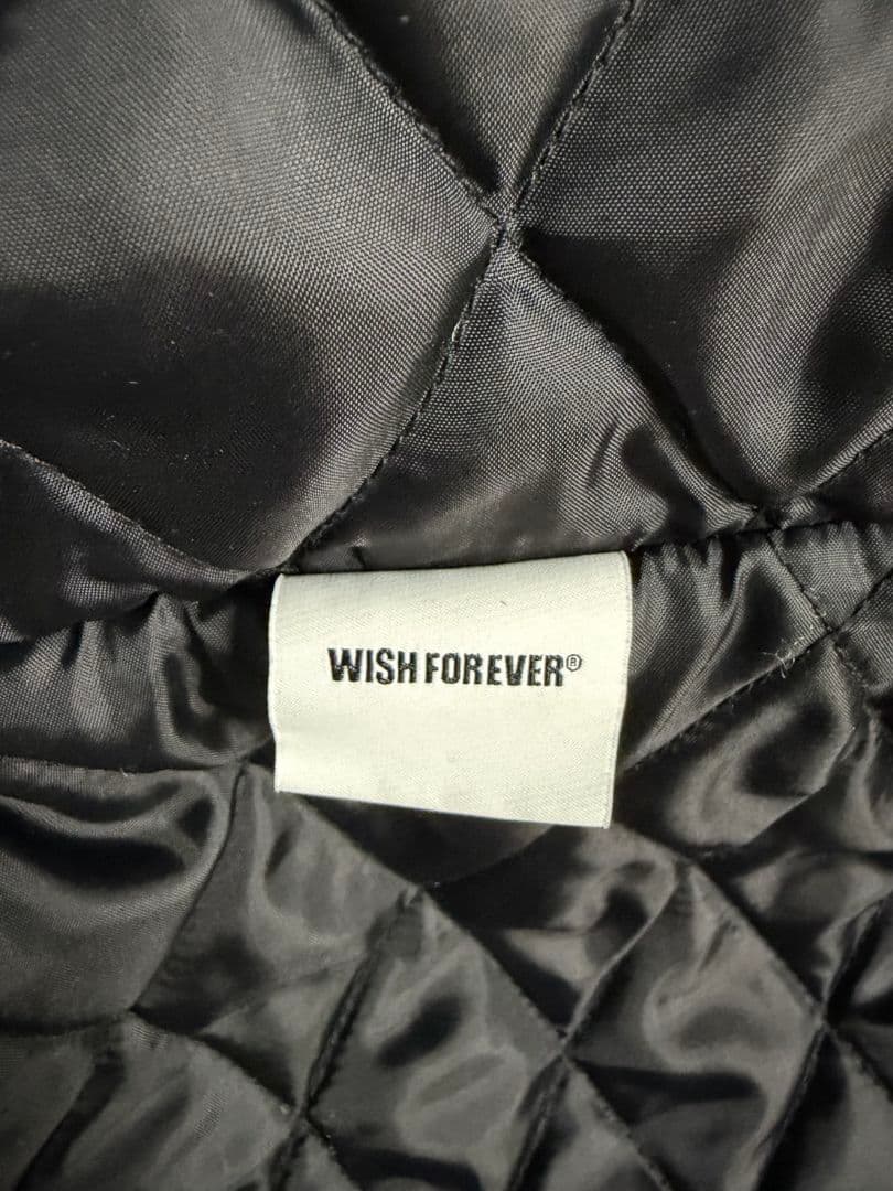 WISHFOREVER　ドローコードダブルジップ２WAYフードブルゾン　パーカー