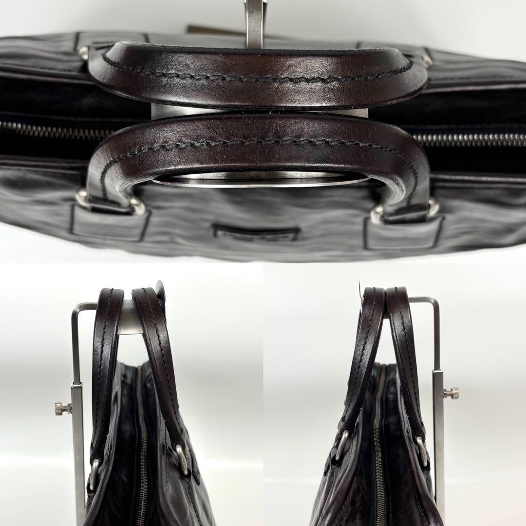 Daniel&Bob　ブリーフケース　レザー　高級　別注　ダークブラウン