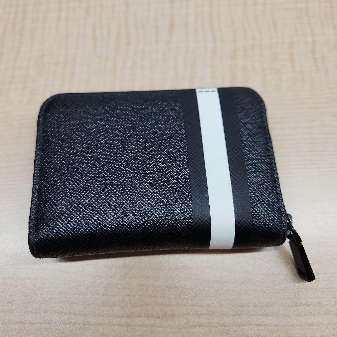 BALLY ケース 　小銭入れブラック/ホワイト