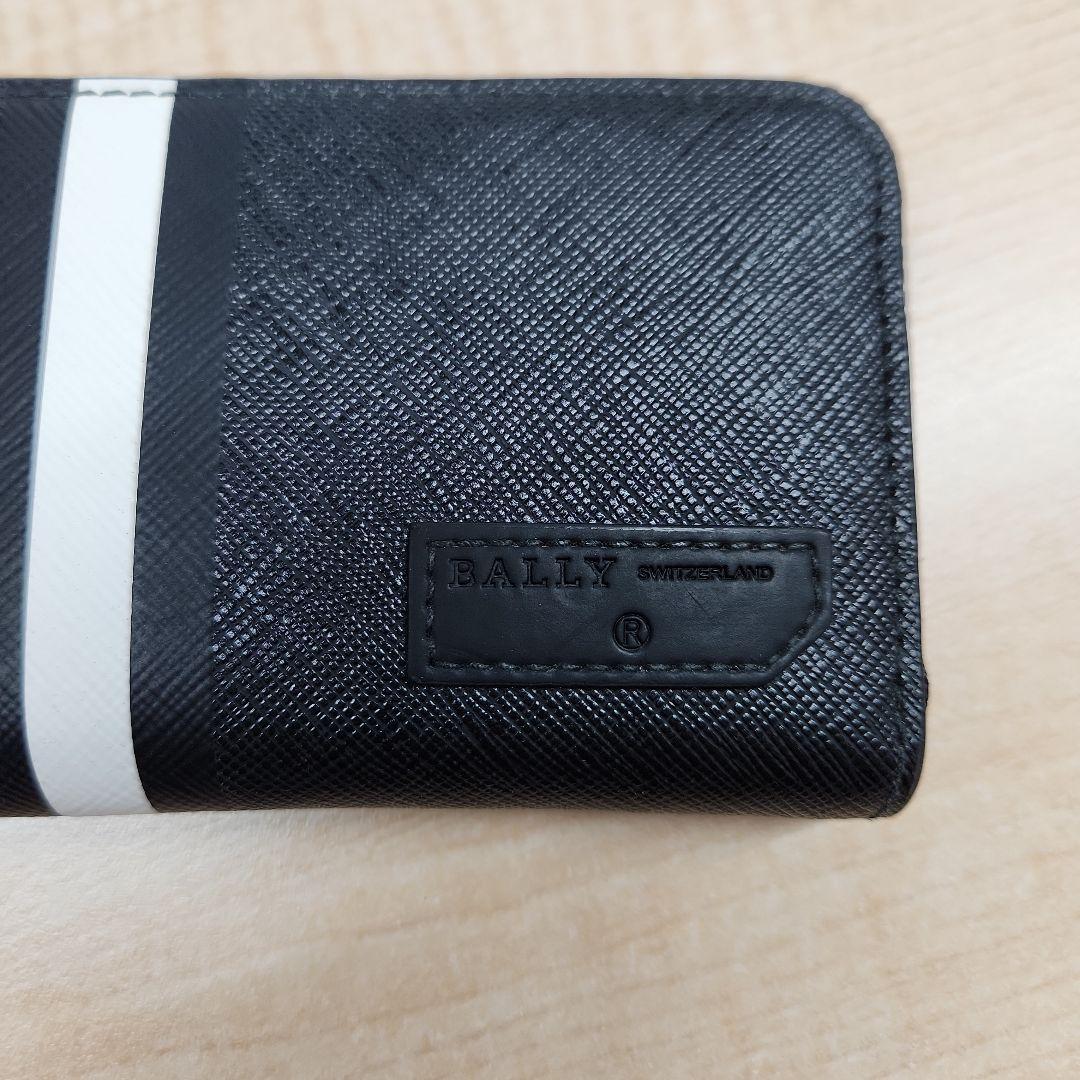 BALLY ケース 　小銭入れブラック/ホワイト
