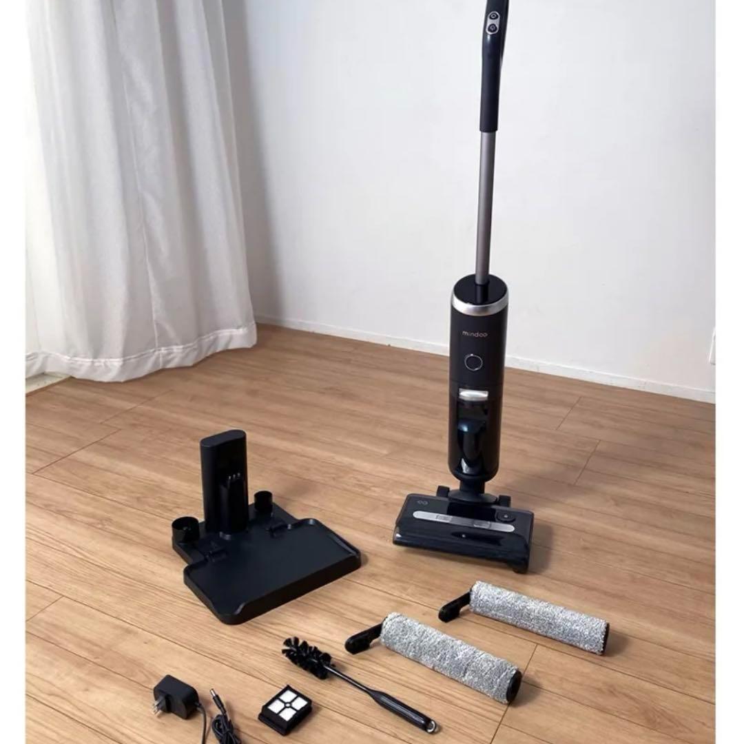 AquaX ミンドーアクアエックス 水拭き掃除機 MIA-N001-BLK