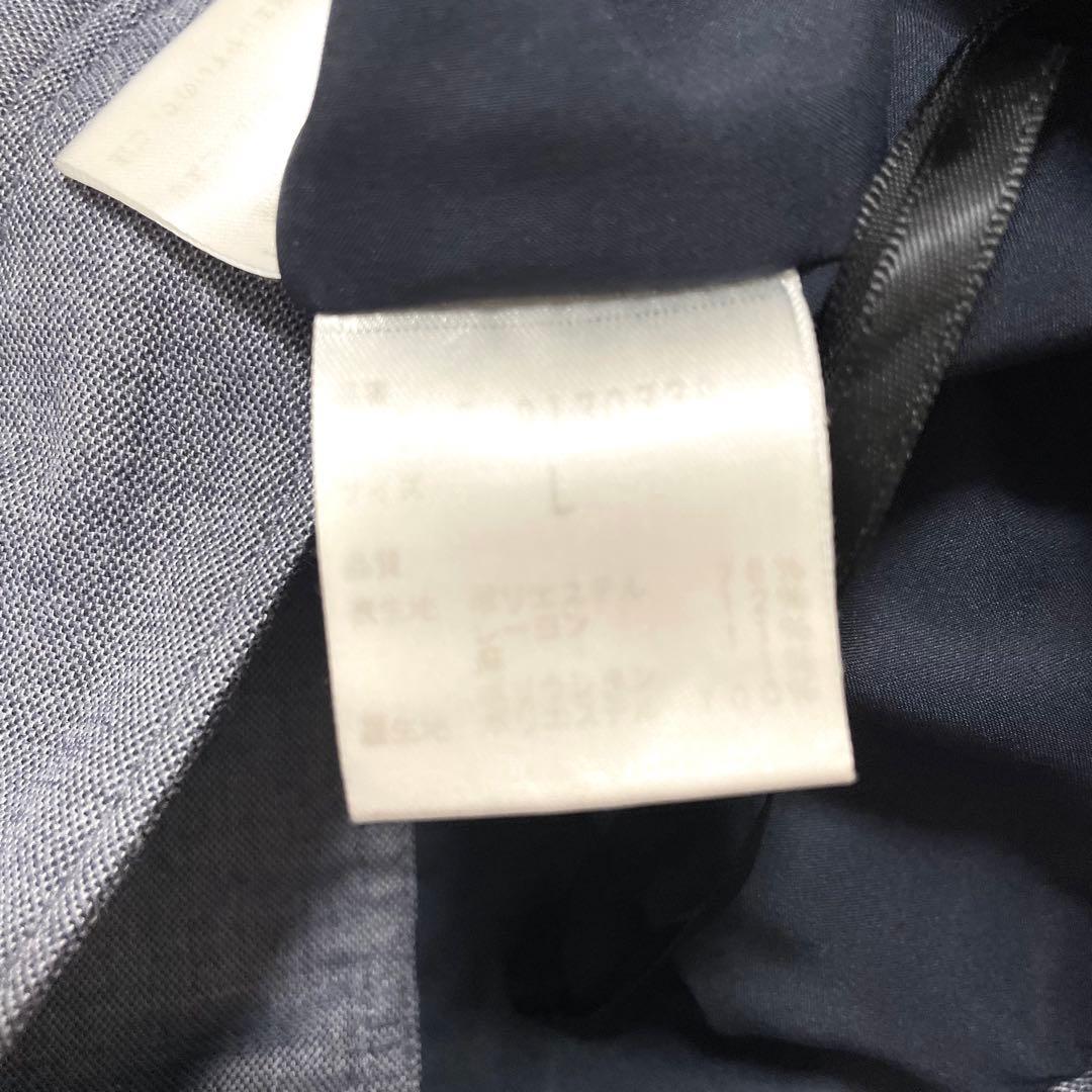 極美品 ナチュラルビューティーベーシック リネン混 パンツスーツ ストレッチ