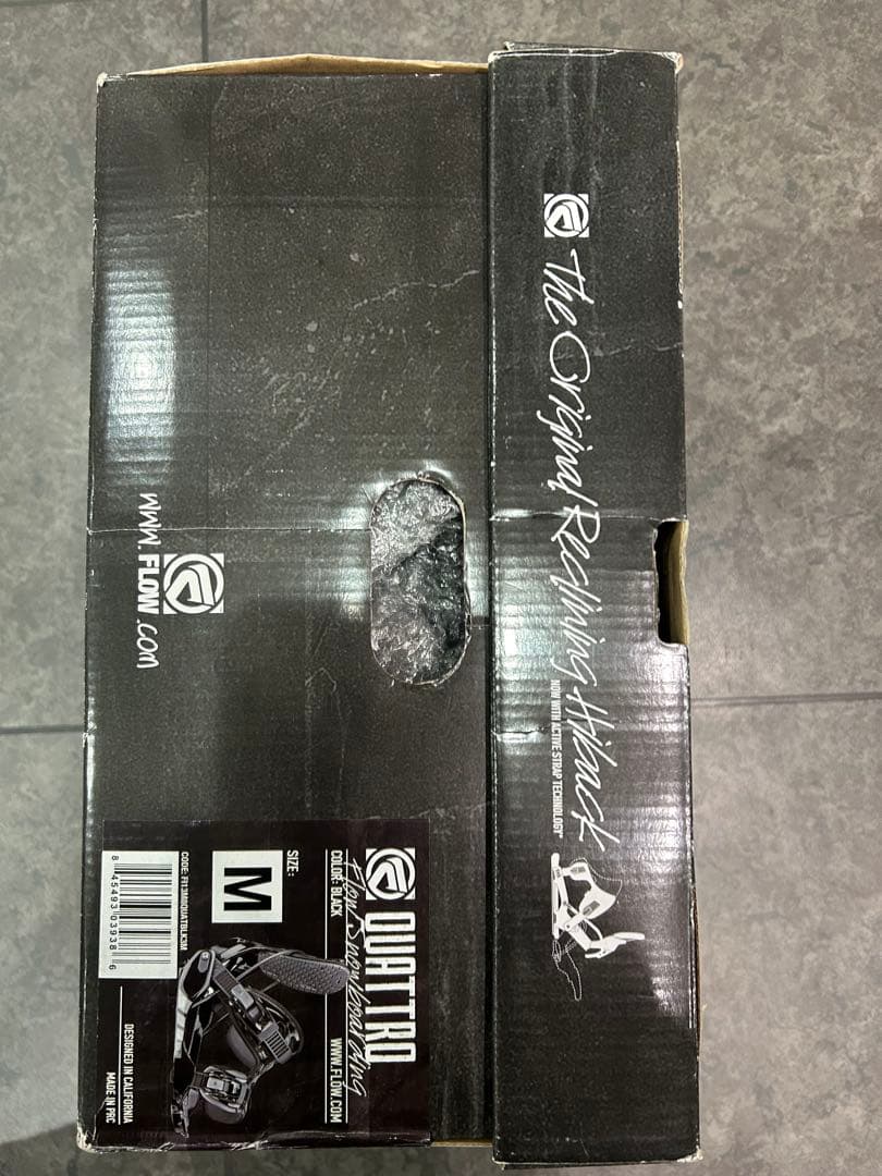 【送料込】 Flow Quattro ビンディング Mサイズ 中古品