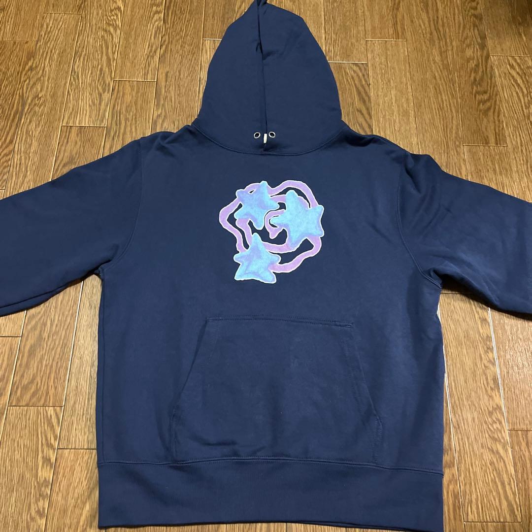 kwikie hoodie indigo パーカー　Sサイズ