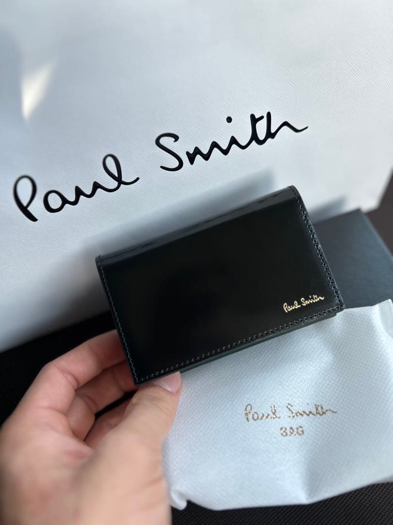 Paul Smith コードバン AW25 名刺入れ ブラック