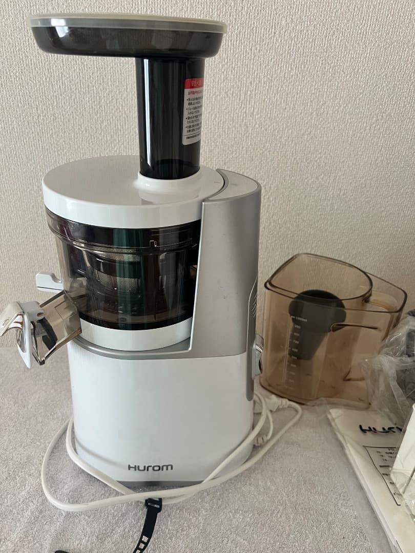 Hurom 低速ジューサー ホワイト